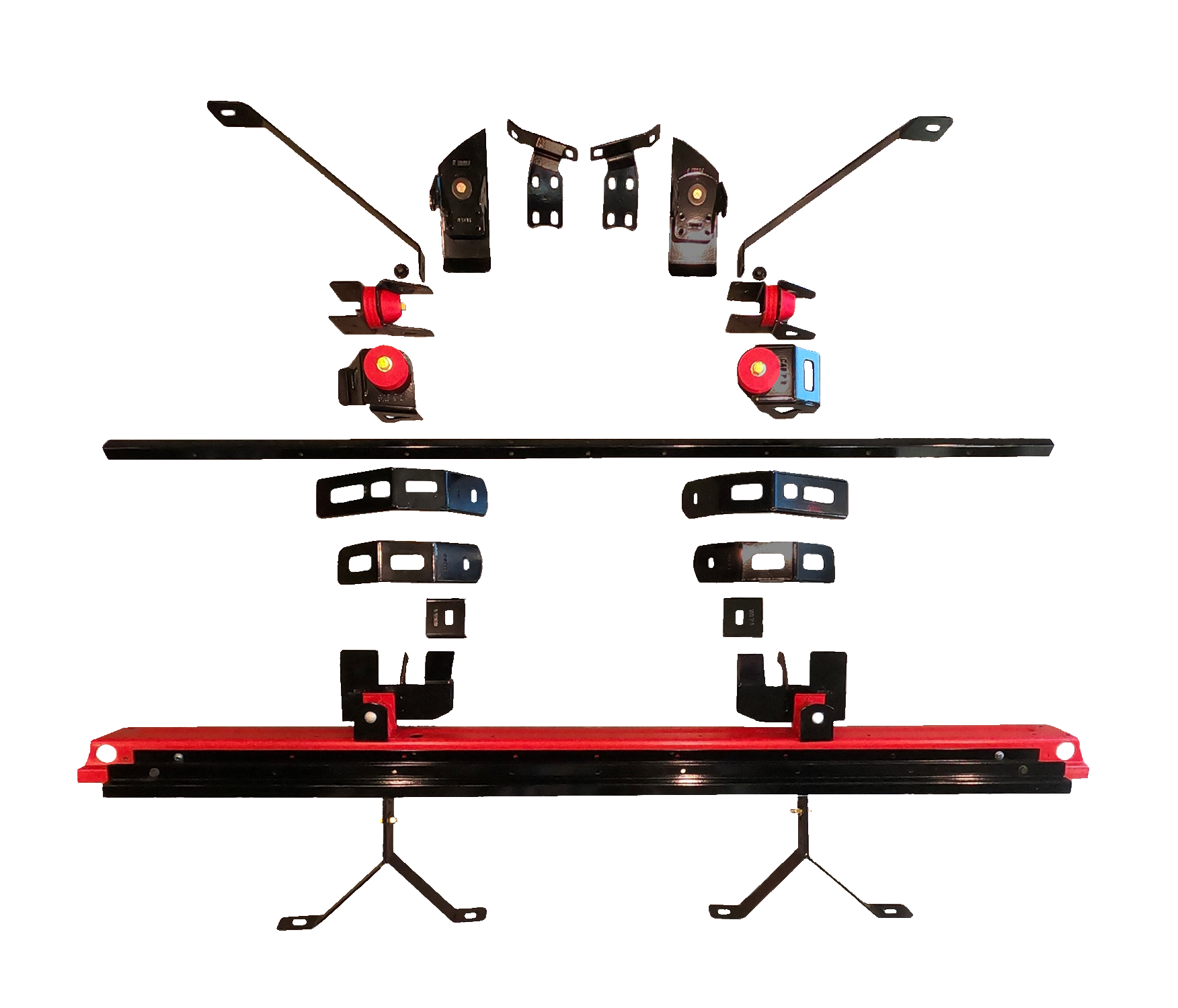 Custom fabricated automotive bracket kit by Ekins Garage
