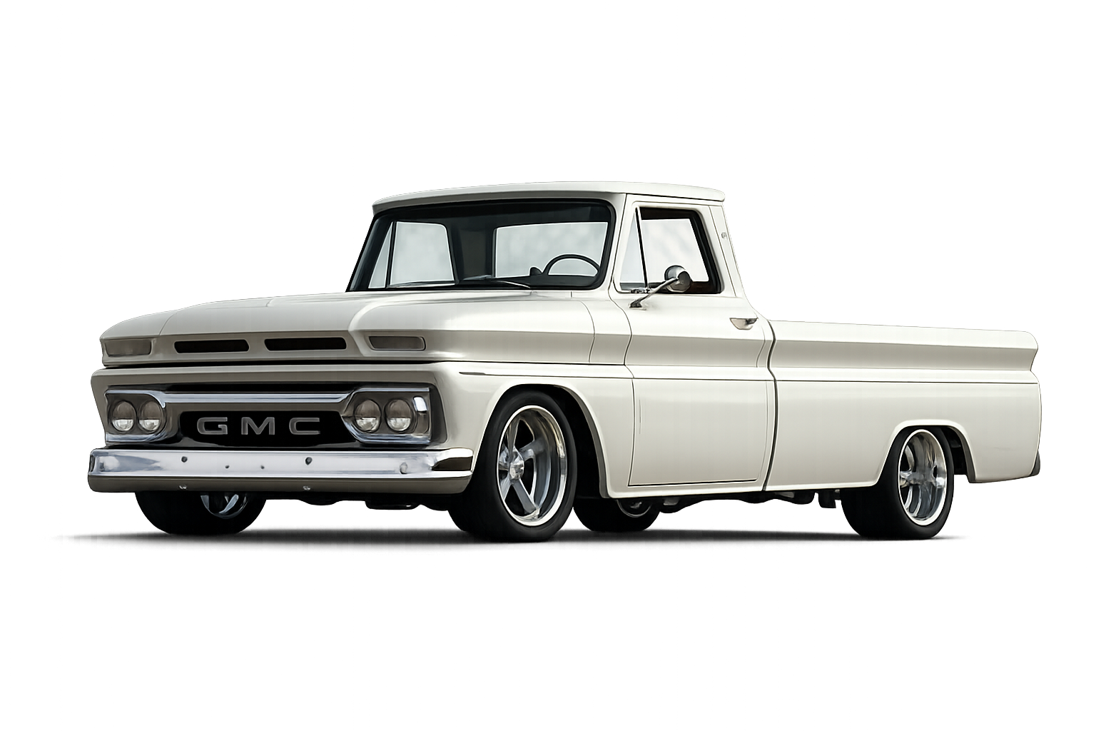 Restored GMC truck by Ekins Garage